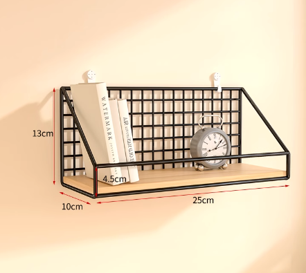 墙上置物架免打孔墙壁挂篮墙面床头床上学生宿舍好物零食收纳架